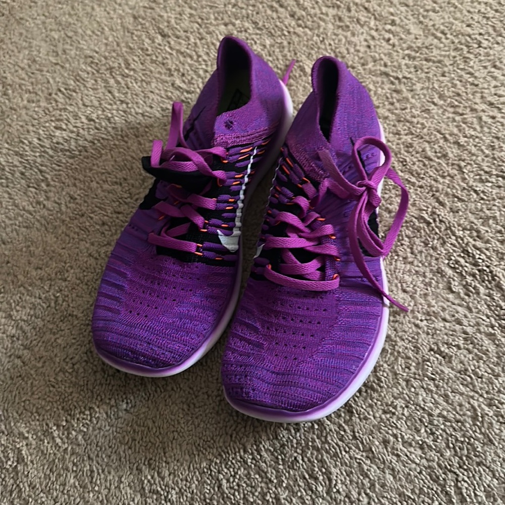 Purple Nike sneaker